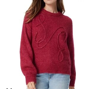 Sam Edelman Women's Khloe Crewneck Boxy Pullover Sweater. Size Small. New.Stay